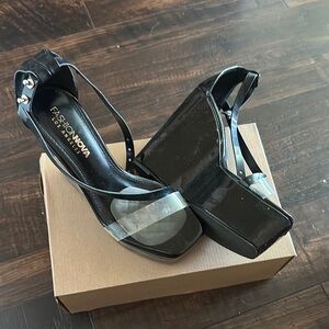 Fashion Nova Black Women's Platform Sandals